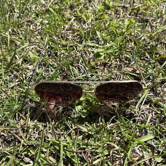 DIFF Eyeware Gold Tone Aviator Sunglasses DASH BG-CG16 PRC Metal Frames - Picture 4 of 7